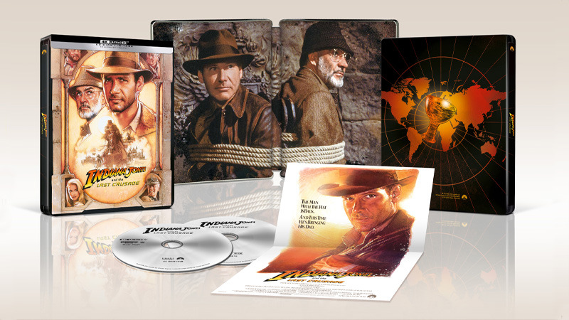 Fecha para el Steelbook 4K de Indiana Jones y La Última Cruzada
