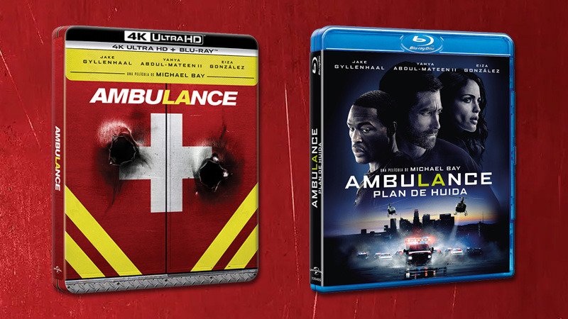 Ambulance 4K [Blu-Ray] | Film D'Azione Con Jake Gyllenhaal | Edizione Francese