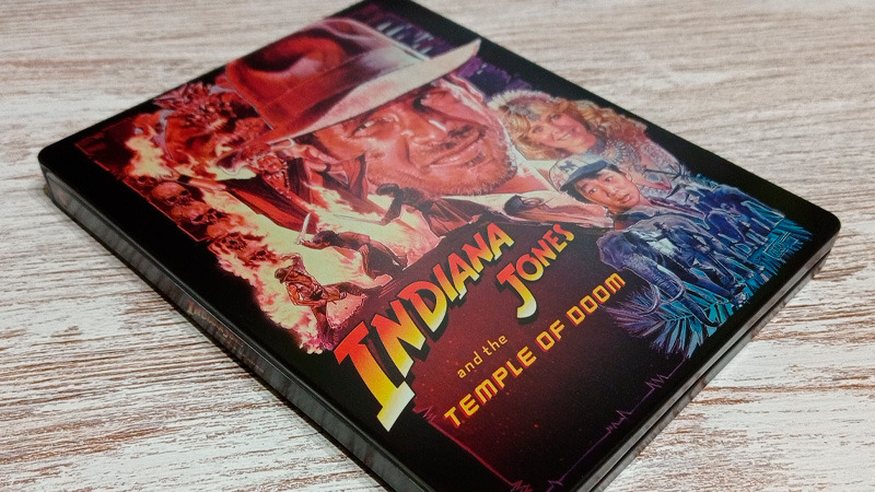 Fotografías del Steelbook de Indiana Jones y El Templo Maldito en UHD 4K y Blu-ray