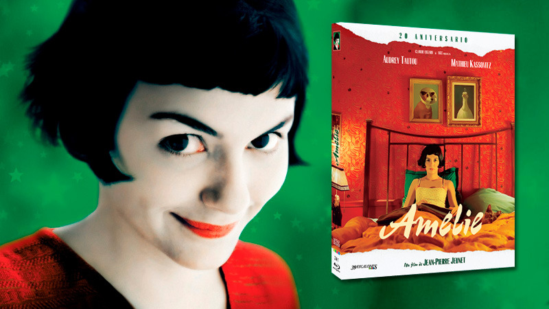 Nuevo diseño para la edición de Amelie en Blu-ray