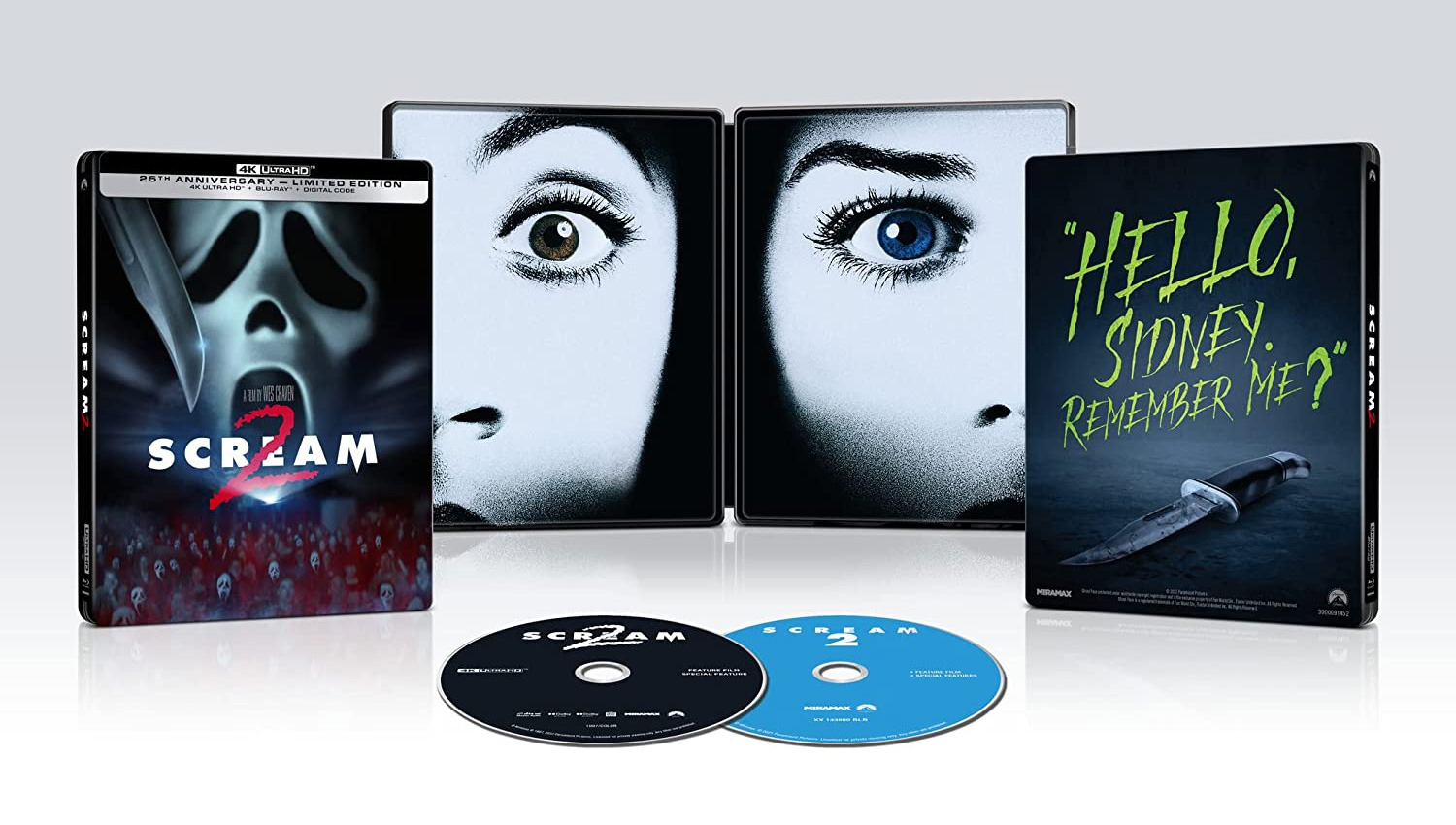 Steelbook de Scream 2 en UHD 4K en España