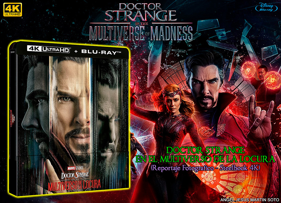 Fotografías del Steelbook de Doctor Strange en el Multiverso de la Locura en UHD 4K 1