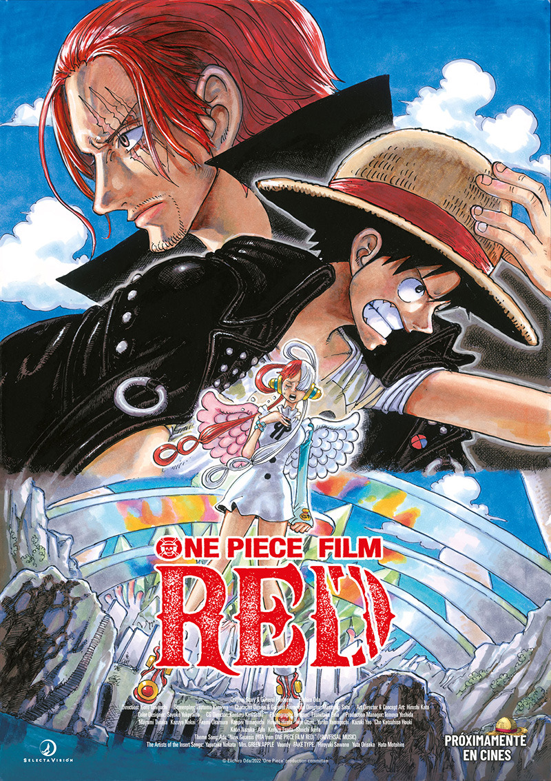 Tráiler en castellano y póster de One Piece Film Red