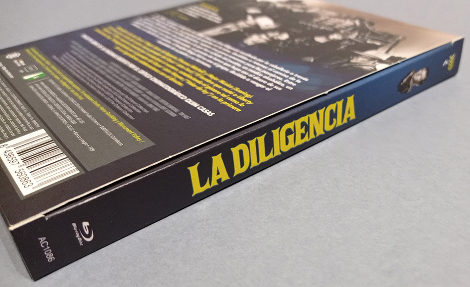 Fotografías de la edición con funda y libreto de La Diligencia en Blu-ray 3