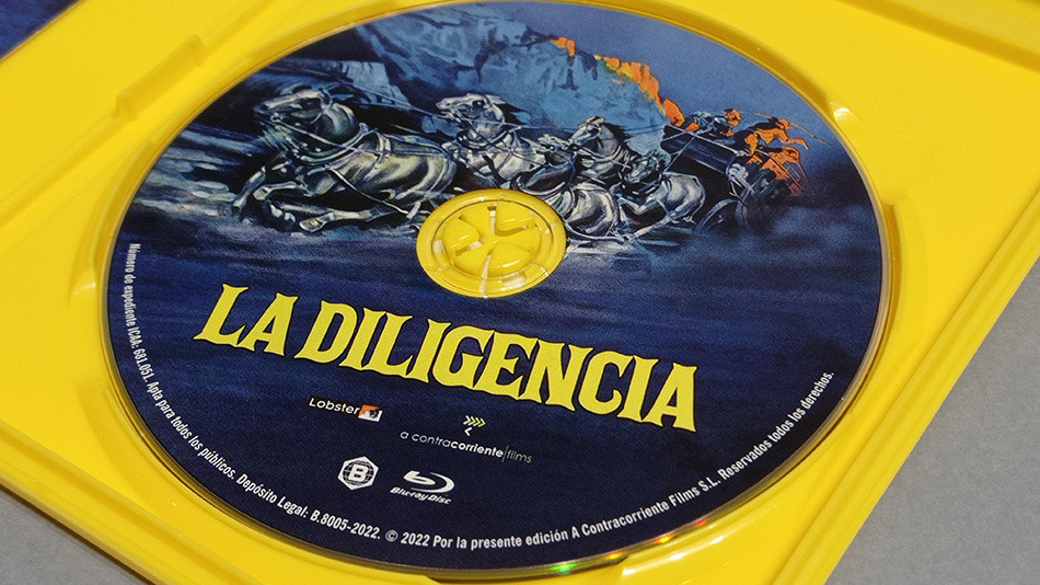 Fotografías de la edición con funda y libreto de La Diligencia en Blu-ray 15