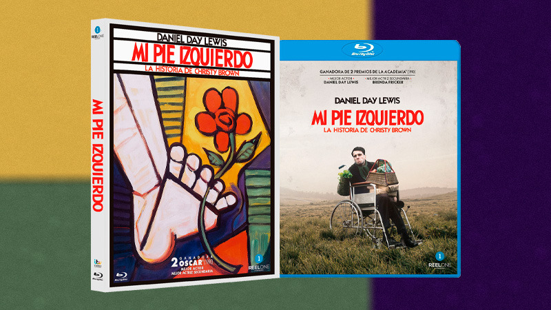 Estreno en Blu-ray de Mi Pie Izquierdo con funda y libreto
