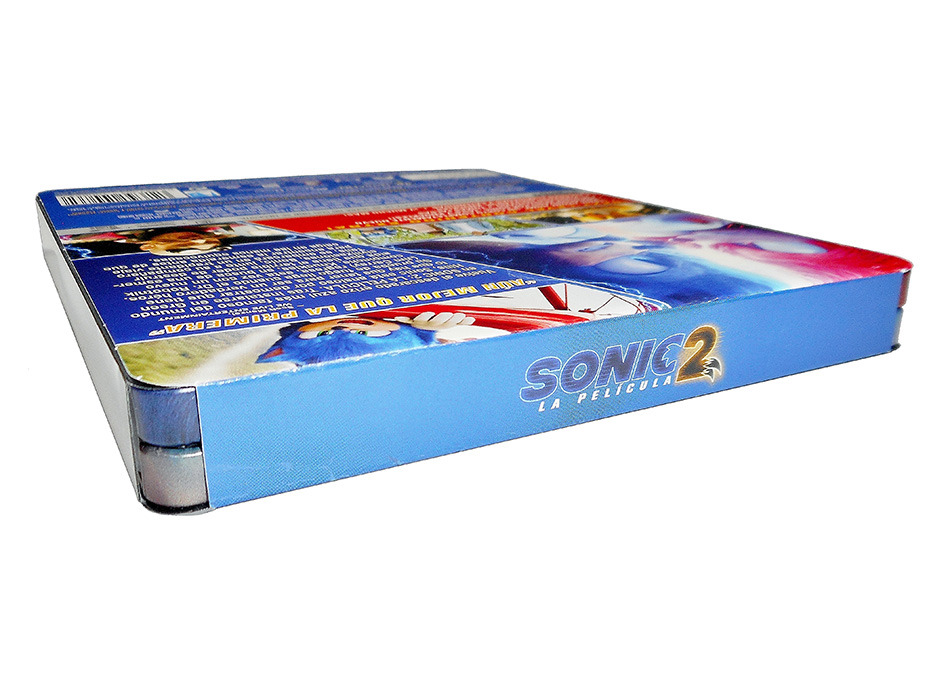 Fotografías del Steelbook de Sonic 2 en UHD 4K y Blu-ray 4