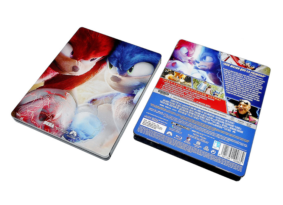 Fotografías del Steelbook de Sonic 2 en UHD 4K y Blu-ray 6