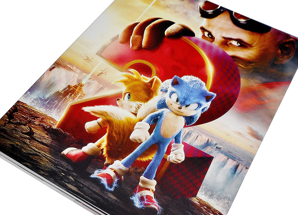 Fotografías del Steelbook de Sonic 2 en UHD 4K y Blu-ray 9