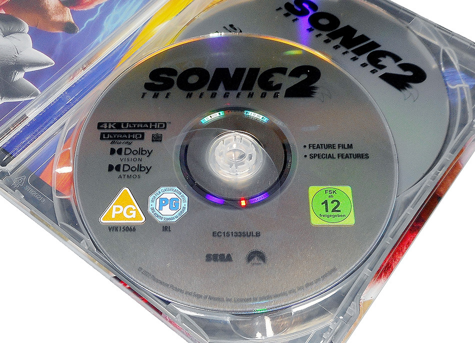 Fotografías del Steelbook de Sonic 2 en UHD 4K y Blu-ray 13