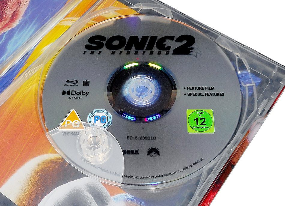 Fotografías del Steelbook de Sonic 2 en UHD 4K y Blu-ray 14