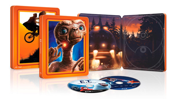 Steelbook de E.T. El Extraterrestre en UHD 4K por su 40º Aniversario