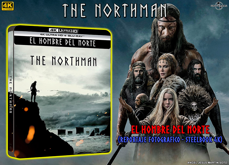 Fotografías del Steelbook de El Hombre del Norte en UHD 4K y Blu-ray 1