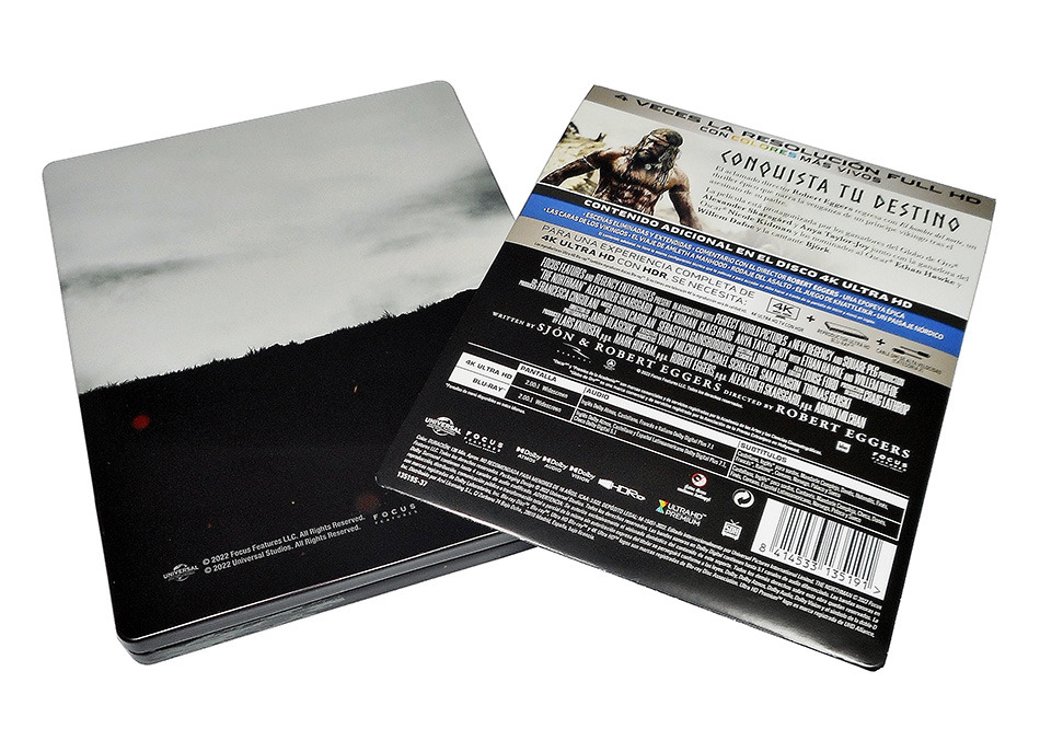 Fotografías del Steelbook de El Hombre del Norte en UHD 4K y Blu-ray 6