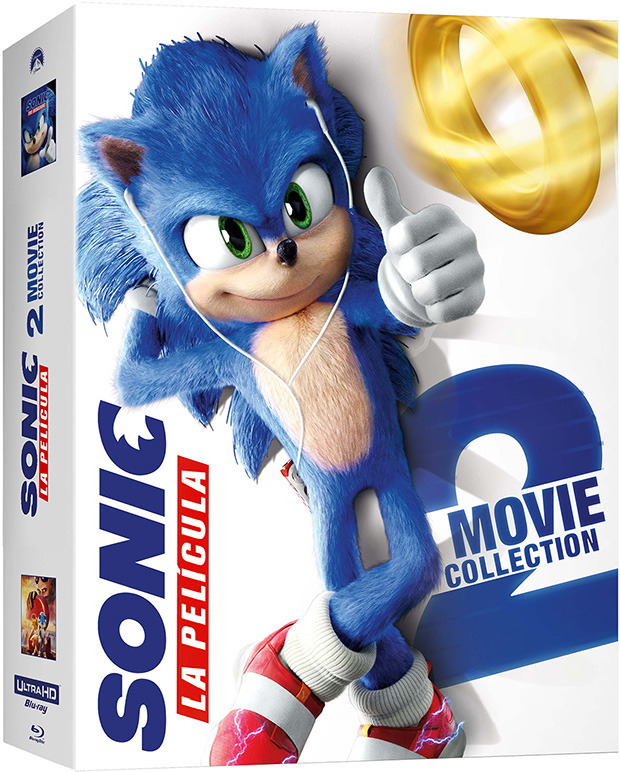 Un pack con los Steelbook de Sonic y Sonic 2 en UHD 4K y Blu-ray 2