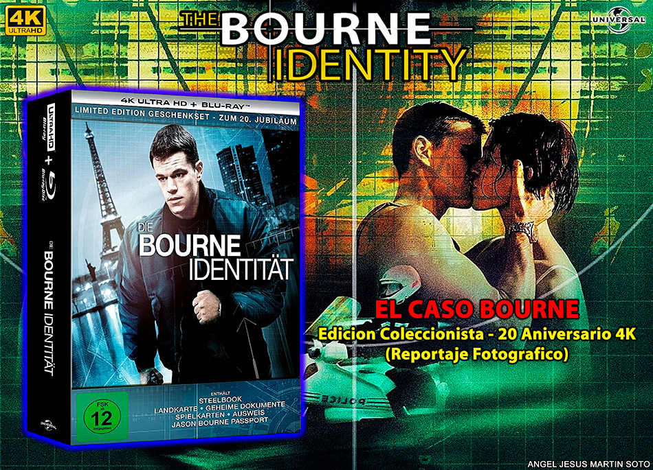 Fotografías de la edición coleccionista de El Caso Bourne en UHD 4K (Alemania) 1