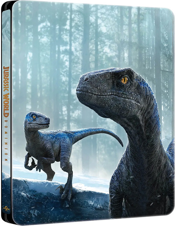 Diseño de la carátula de Jurassic World: Dominion - Edición Metálica en Ultra HD Blu-ray 1