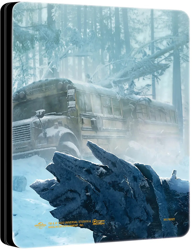 Diseño de la carátula de Jurassic World: Dominion - Edición Metálica en Ultra HD Blu-ray 2