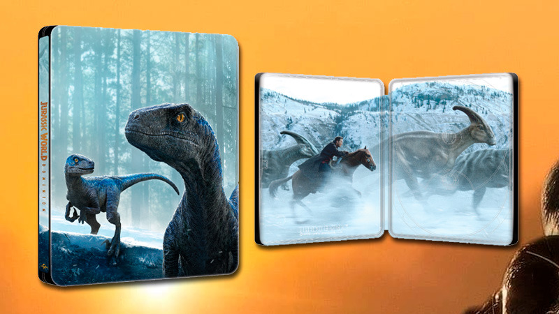 Cambio de diseño para el Steelbook de Jurassic World: Dominion en UHD 4K