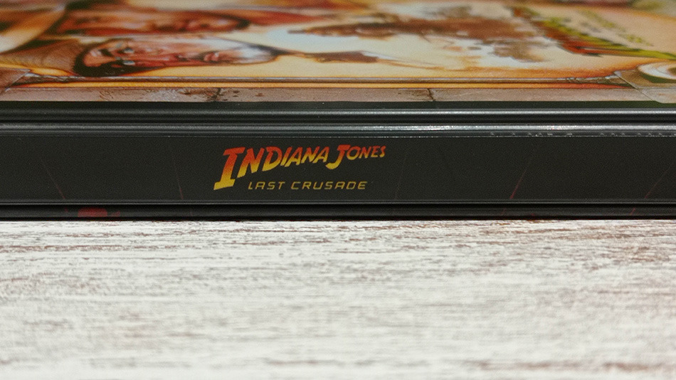 Fotografías del Steelbook de Indiana Jones y La Última Cruzada en UHD 4K y Blu-ray 4