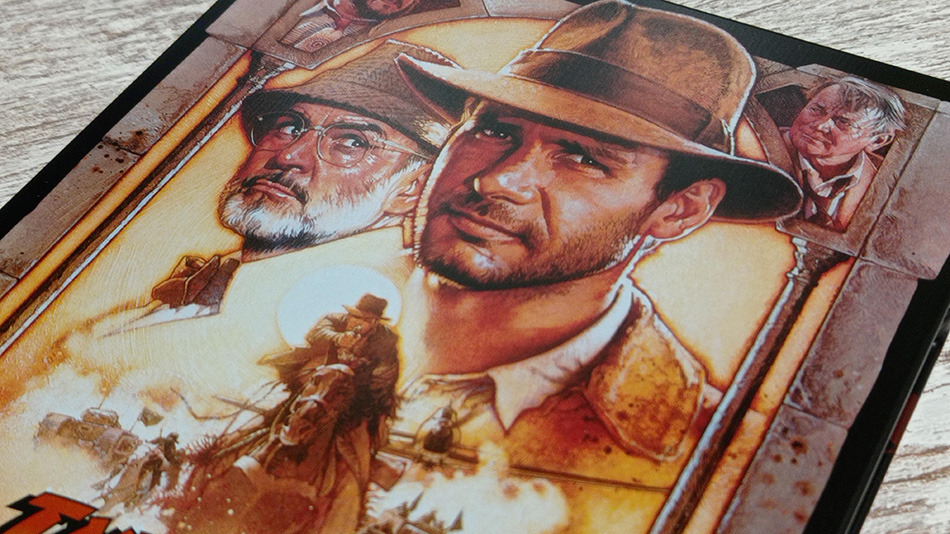 Fotografías del Steelbook de Indiana Jones y La Última Cruzada en UHD 4K y Blu-ray 8