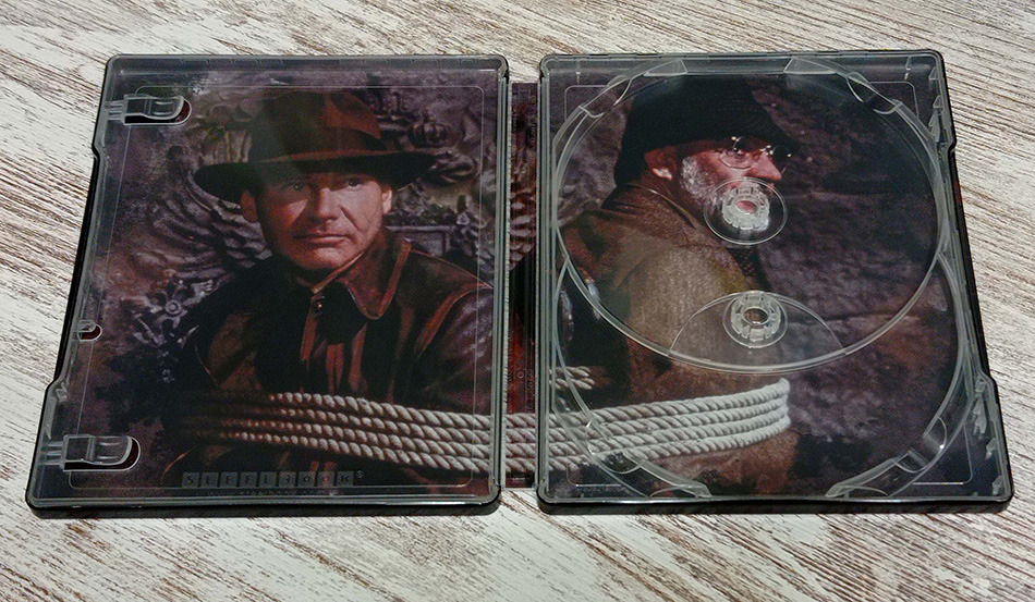 Fotografías del Steelbook de Indiana Jones y La Última Cruzada en UHD 4K y Blu-ray 12