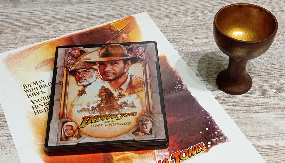 Fotografías del Steelbook de Indiana Jones y La Última Cruzada en UHD 4K y Blu-ray 17