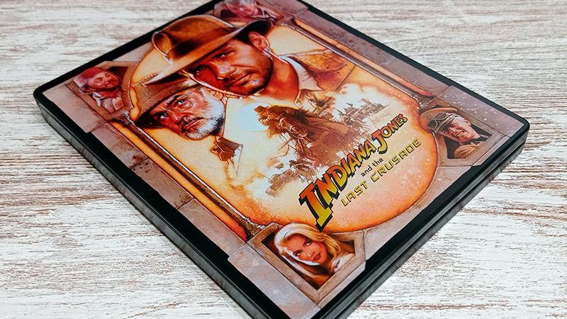 Fotografías del Steelbook de Indiana Jones y La Última Cruzada en UHD 4K y Blu-ray