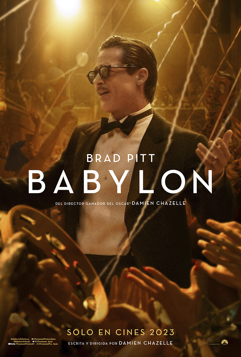 Primer tráiler de Babylon, con Brad Pitt y Margot Robbie