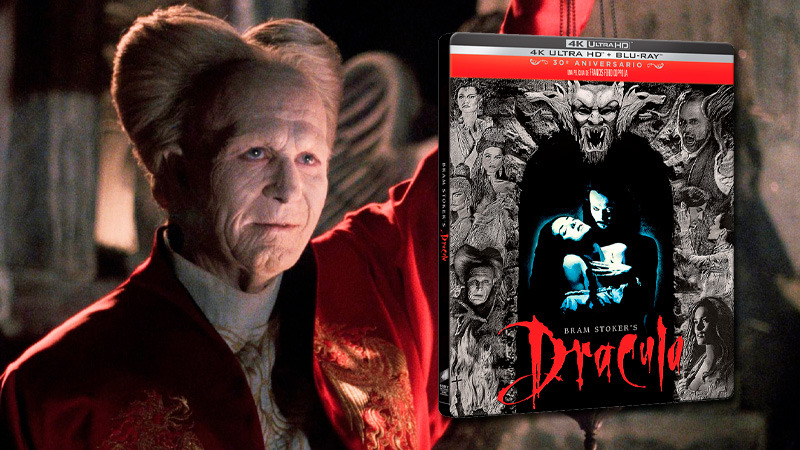 Steelbook de Drácula de Bram Stoker en 4K con DTS-HD Master Audio 5.1 en castellano