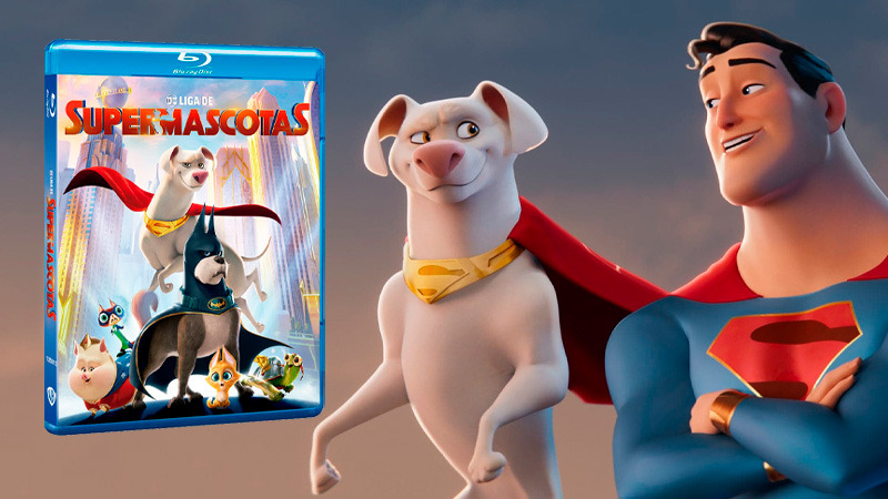 Lanzamiento en Blu-ray de la película de animación DC Liga de Supermascotas