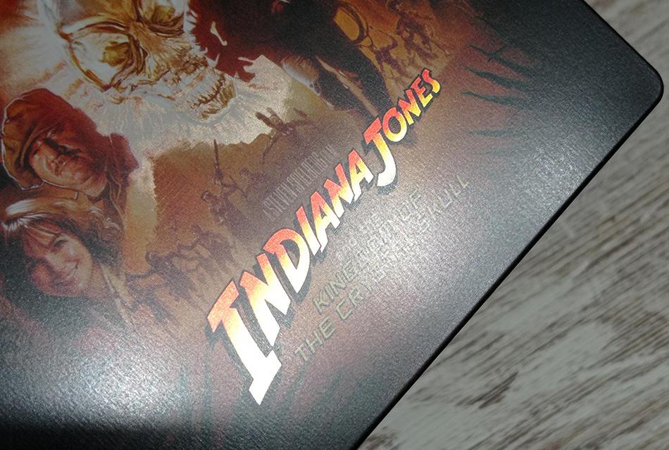 Fotografías del Steelbook de Indiana Jones y el Reino de la Calavera de Cristal en UHD 4K y Blu-ray 7