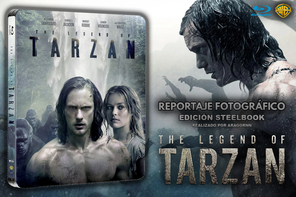 Fotografías del Steelbook de La Leyenda de Tarzán en Blu-ray (Italia) 1