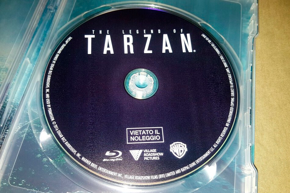 Fotografías del Steelbook de La Leyenda de Tarzán en Blu-ray (Italia) 16
