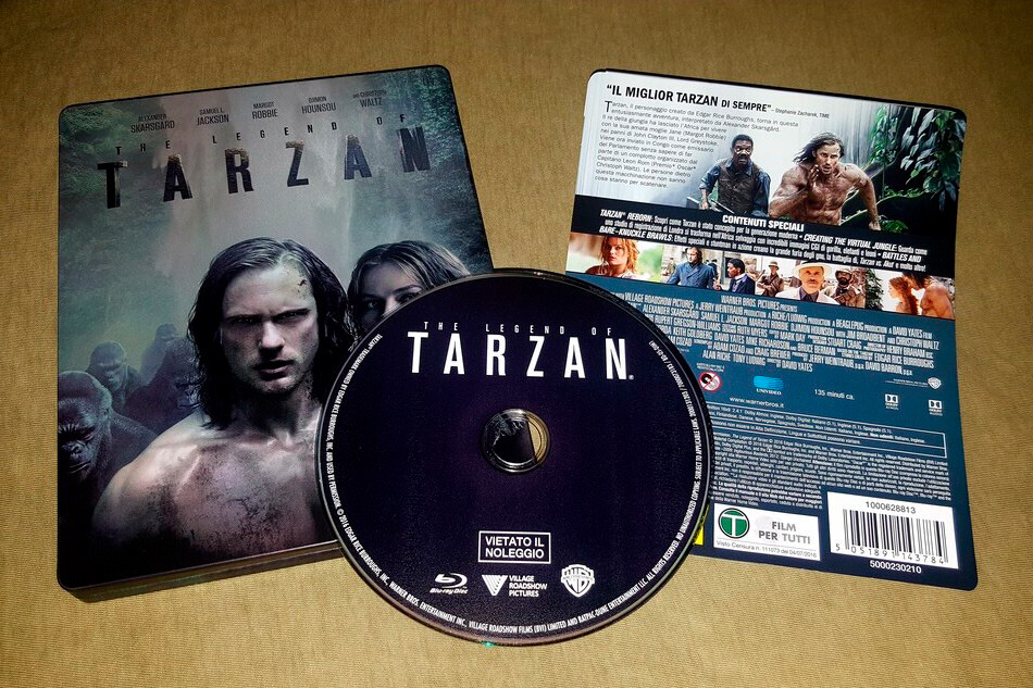 Fotografías del Steelbook de La Leyenda de Tarzán en Blu-ray (Italia) 20
