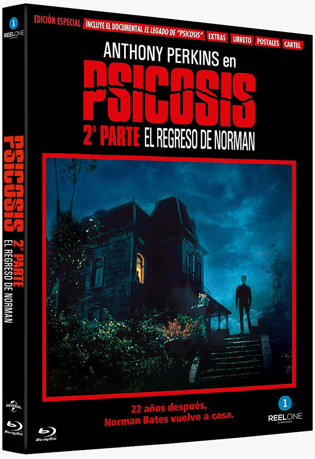 Todos los detalles de la edición especial de Psicosis 2ª Parte en Blu-ray