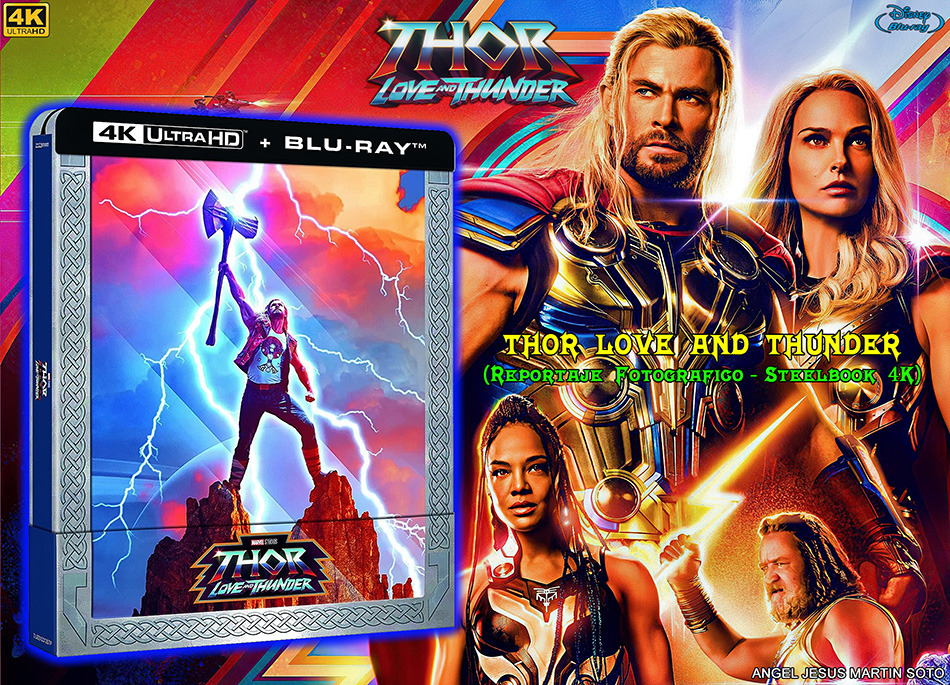 Fotografías del Steelbook de Thor: Love and Thunder en UHD 4K y Blu-ray 1