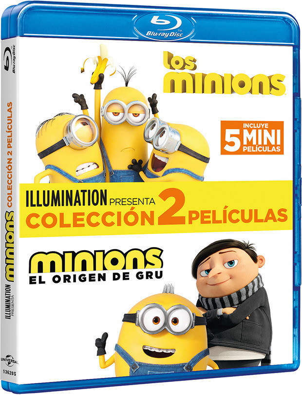 Pack Minions + Minions: El Origen de Gru Blu-ray 2