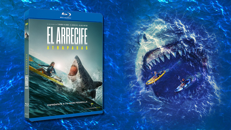 El Arrecife: Atrapadas en Blu-ray, más terror con tiburones