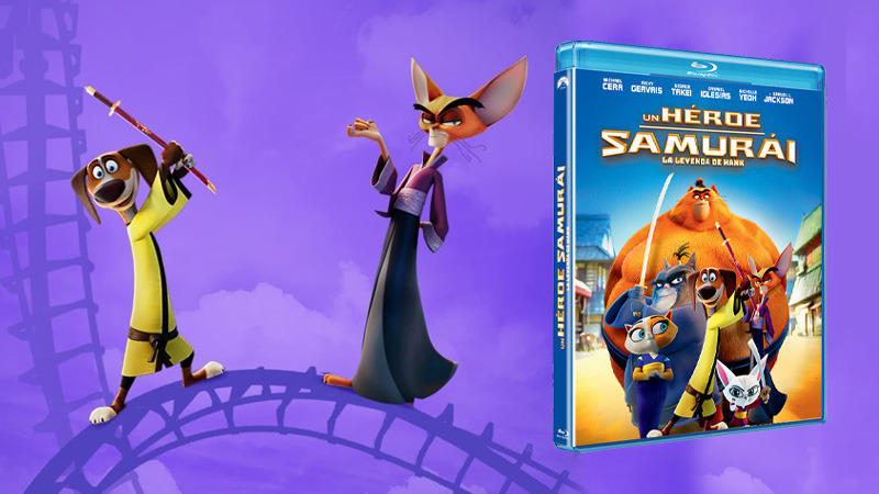 La película de animación Un Héroe Samurái: La Leyenda de Hank en Blu-ray