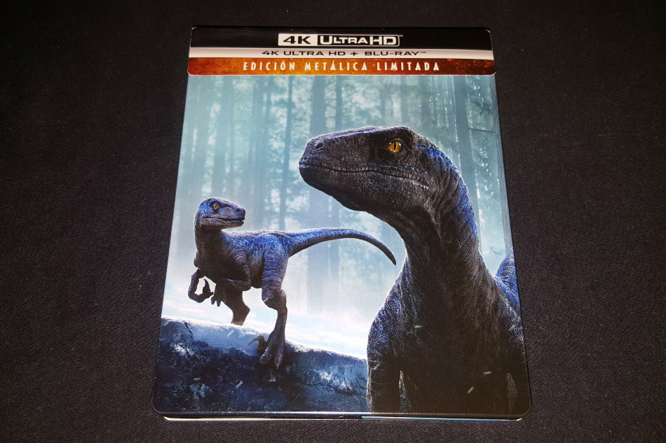 Fotografías del Steelbook de Jurassic World: Dominion en UHD 4K y Blu-ray 2
