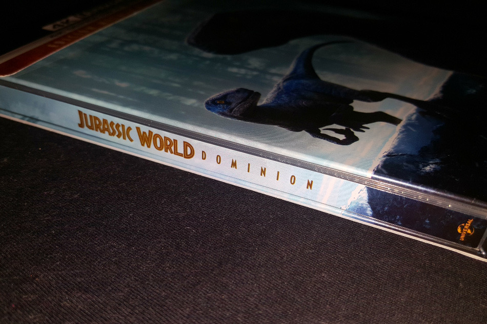 Fotografías del Steelbook de Jurassic World: Dominion en UHD 4K y Blu-ray 5