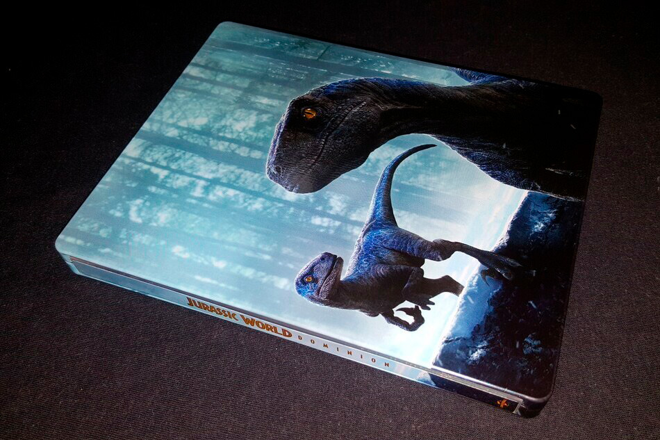 Fotografías del Steelbook de Jurassic World: Dominion en UHD 4K y Blu-ray 8