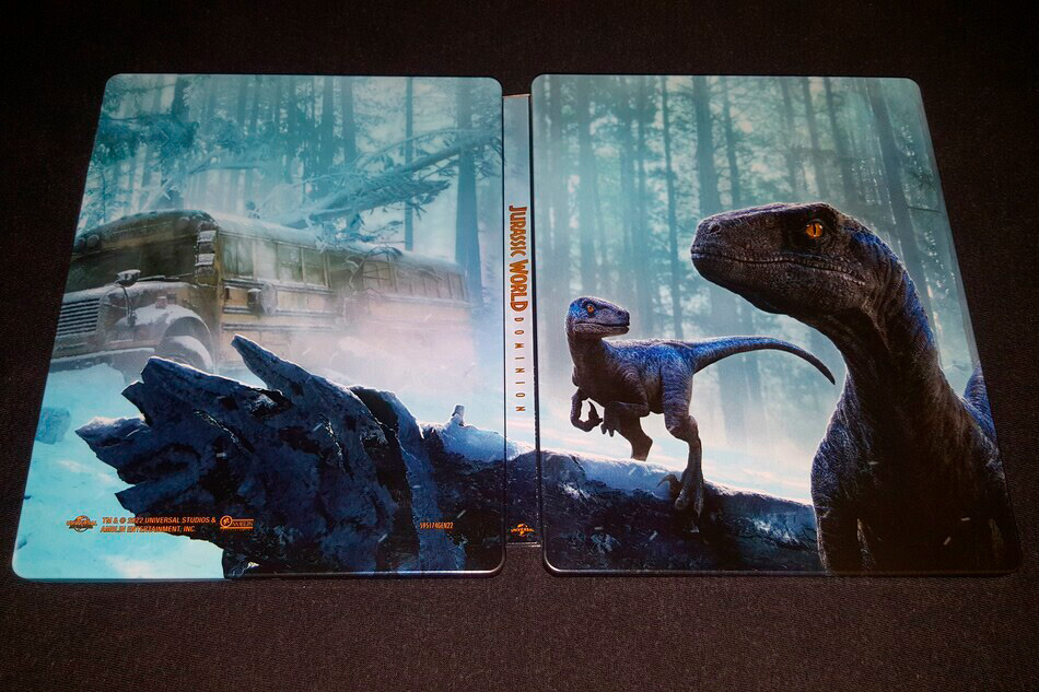 Fotografías del Steelbook de Jurassic World: Dominion en UHD 4K y Blu-ray 12