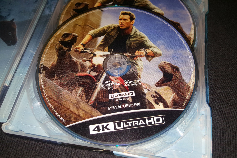 Fotografías del Steelbook de Jurassic World: Dominion en UHD 4K y Blu-ray 15