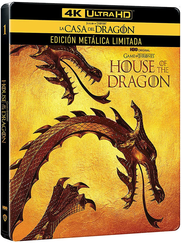 Anuncio oficial de La Casa del Dragón en Blu-ray y UHD 4K