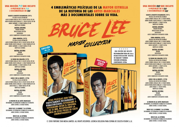 Primeros detalles del Blu-ray de Bruce Lee - Master Collection
