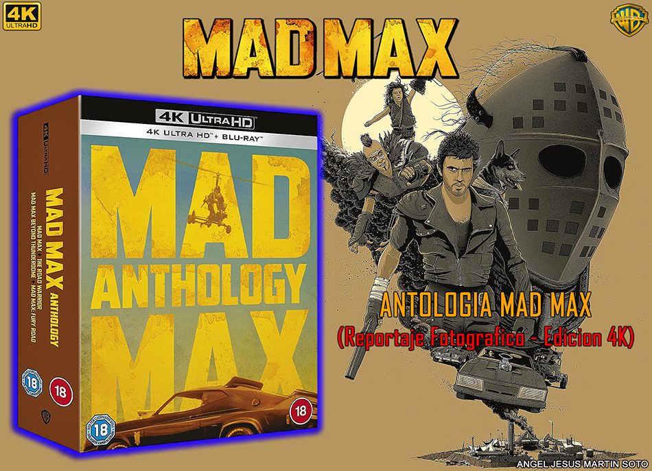 Fotografías del pack Mad Max Anthology en UHD 4K y Blu-ray (UK) 1