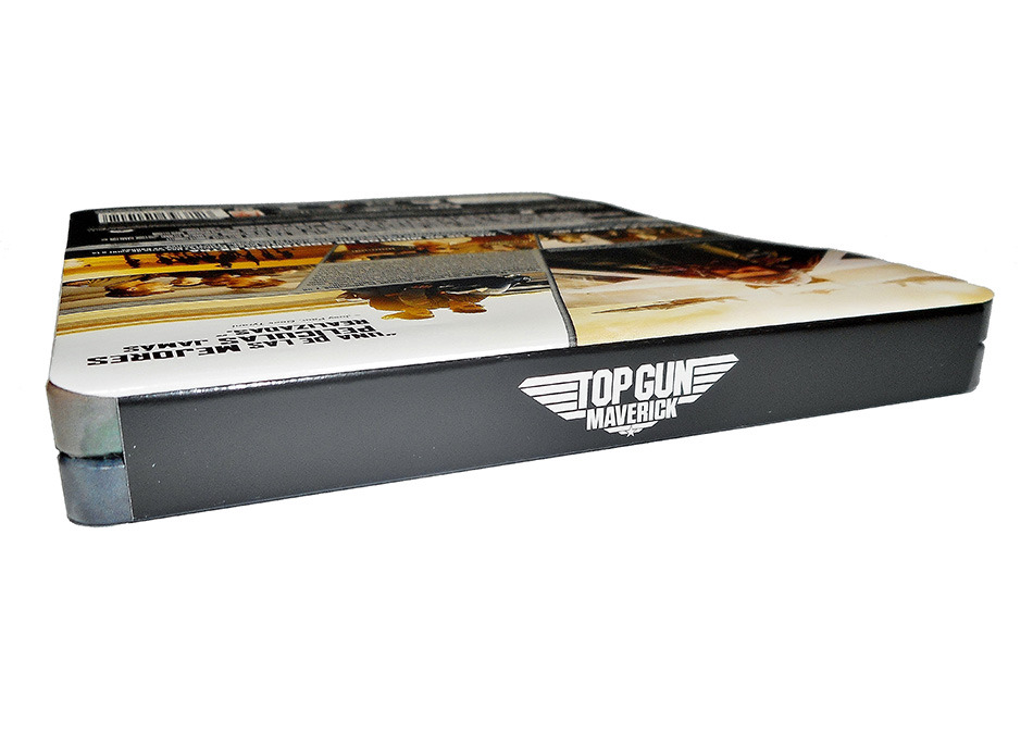 Fotografías del Steelbook ocre de Top Gun: Maverick en UHD 4K y Blu-ray 4