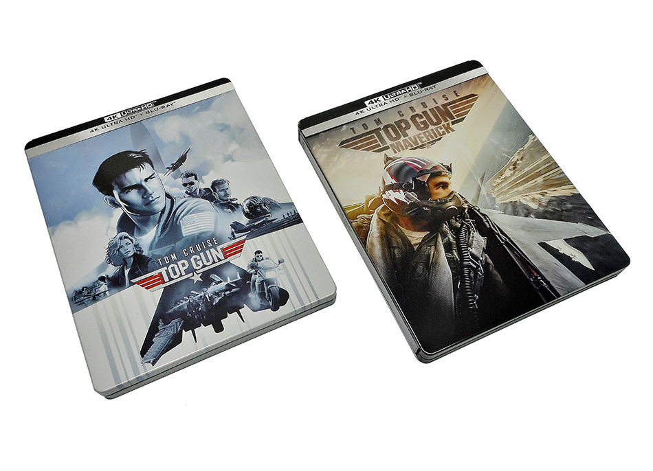 Fotografías del Steelbook ocre de Top Gun: Maverick en UHD 4K y Blu-ray 18